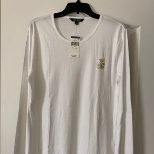 Ralph Lauren Long Sleeve Ribbed Tee